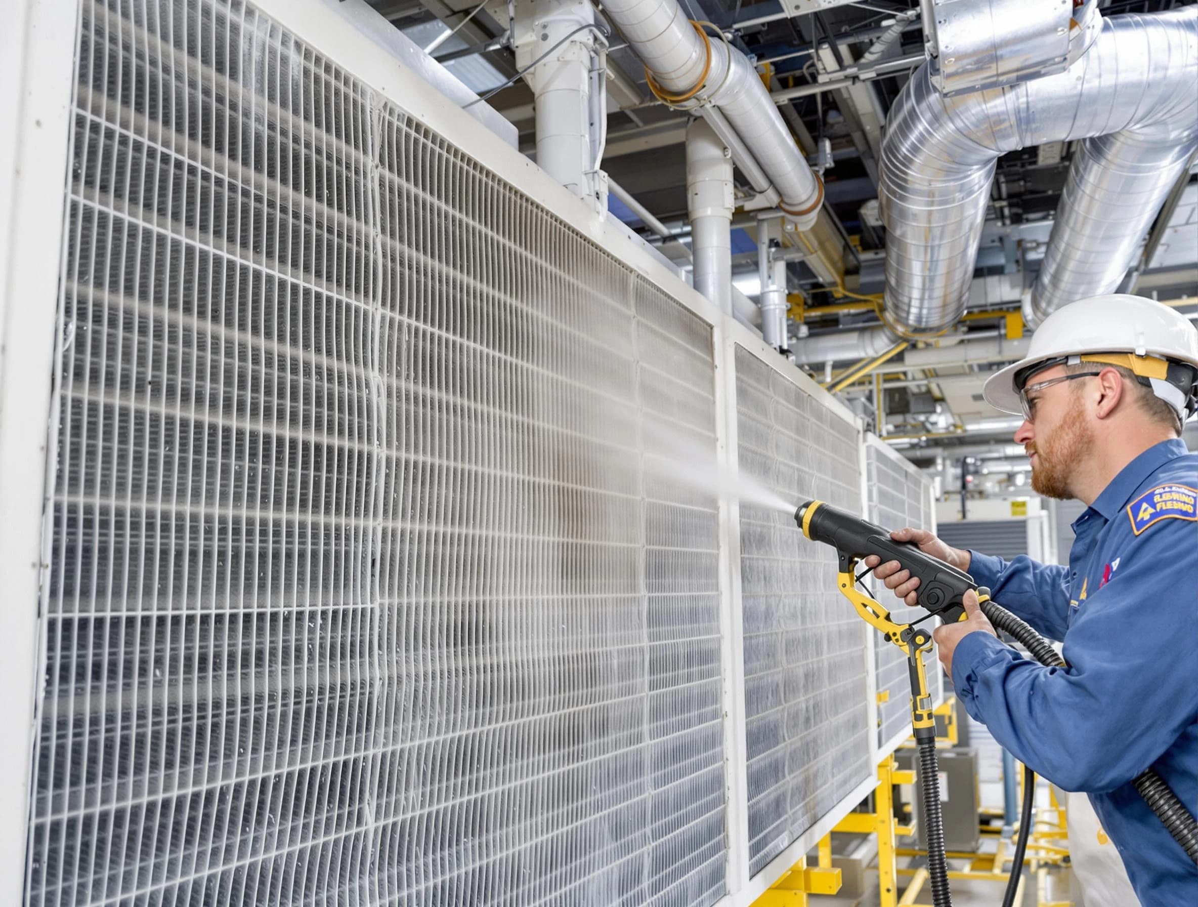 Professional commercial coil cleaning by Redan Air Duct Cleaning in Redan