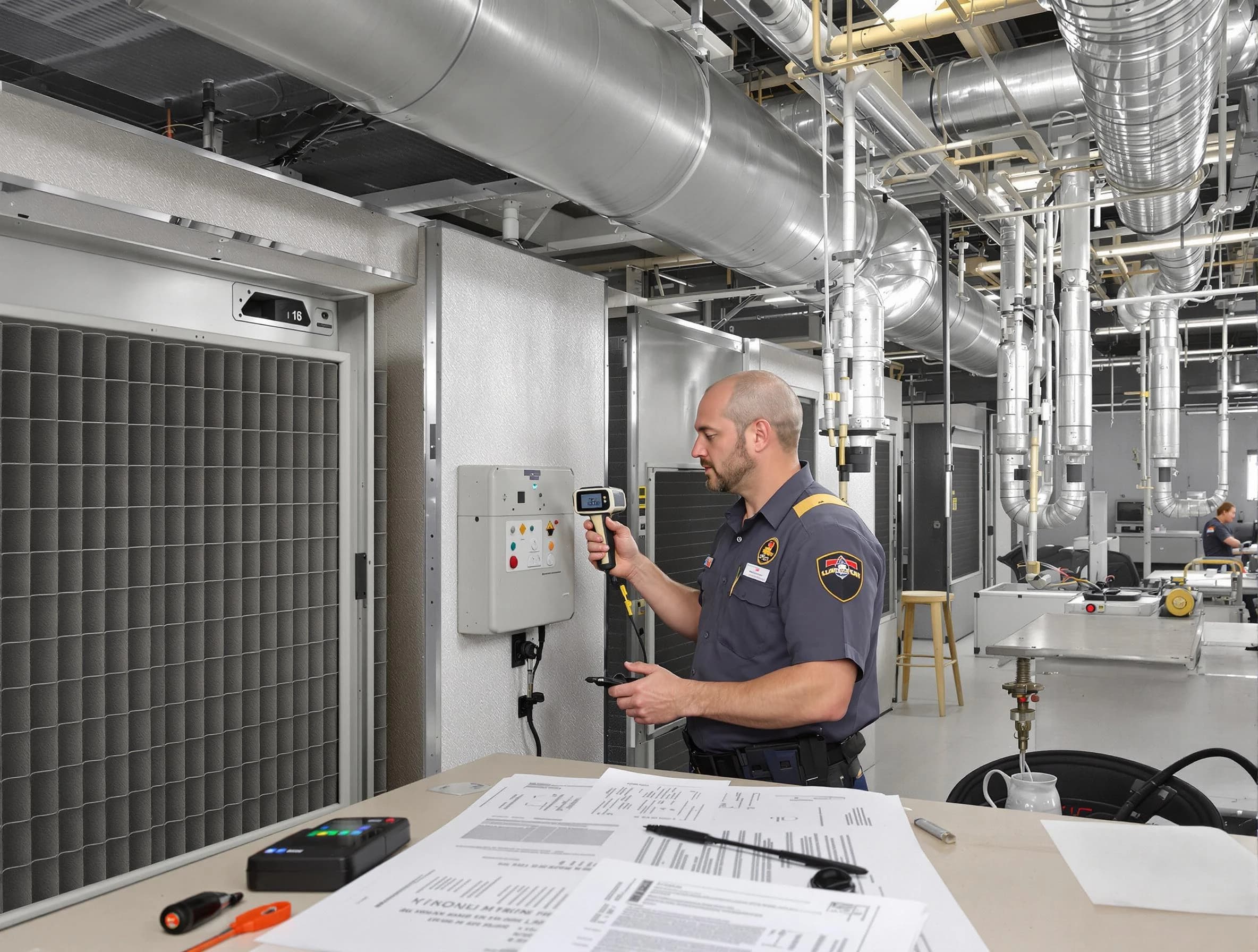 Professional filter system inspection by Redan Air Duct Cleaning in Redan