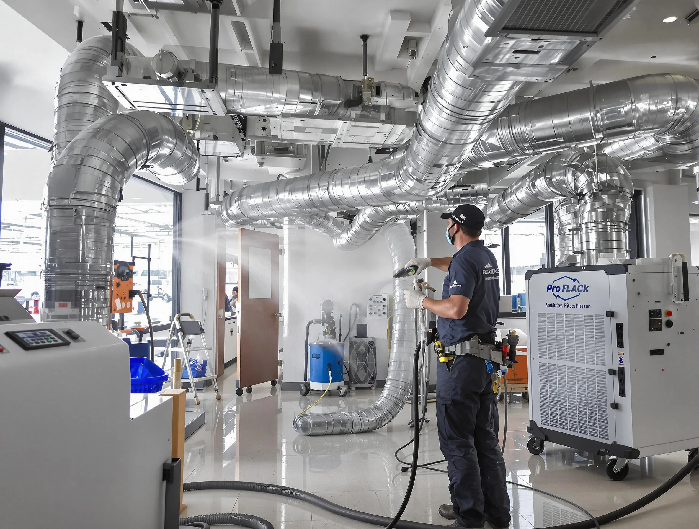 Negative Pressure Air Duct Cleaning in Redan