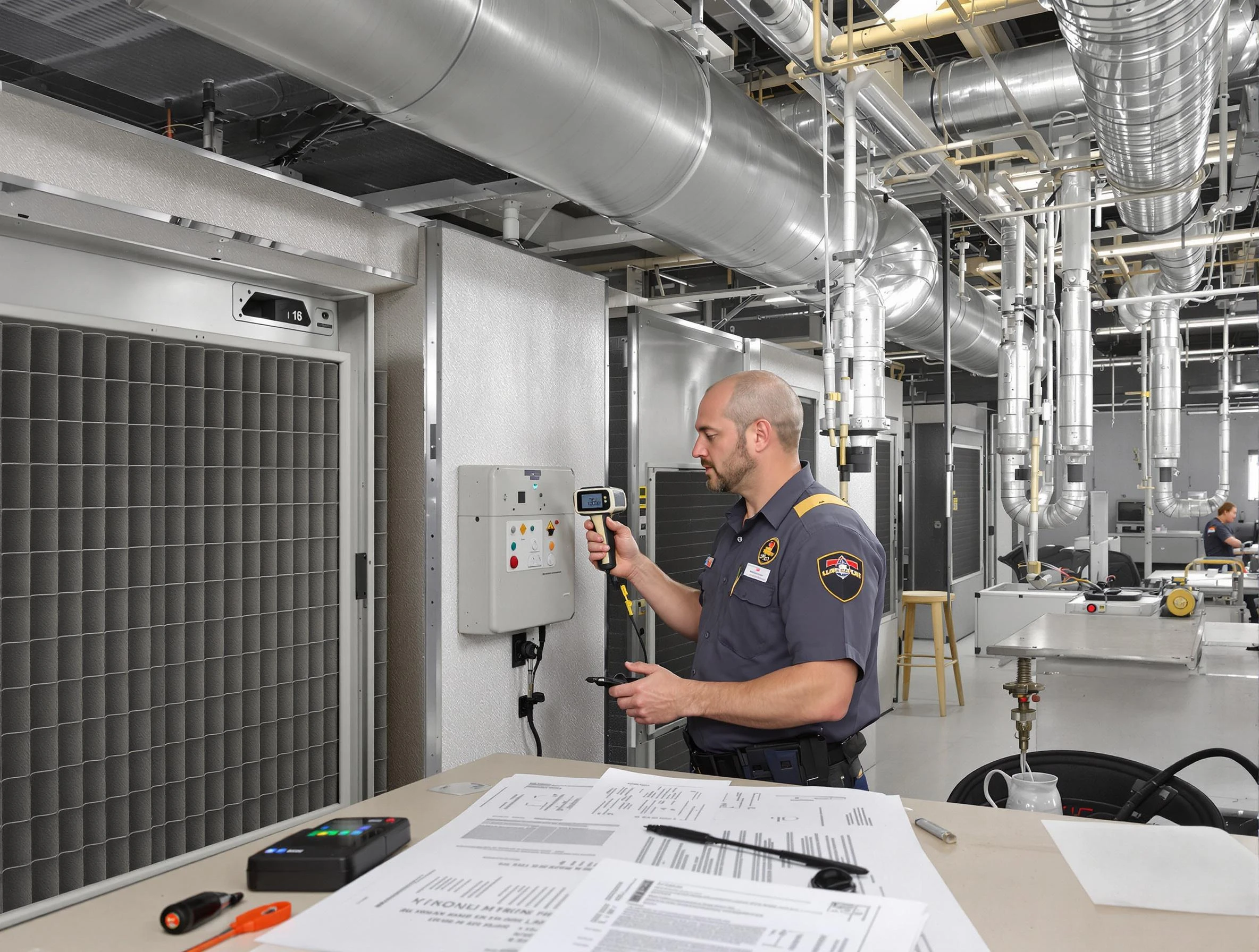 Professional filter system inspection by Redan Air Duct Cleaning in Redan